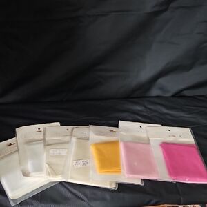 Fashion Bug Pocket Squares in White, Yellow, and Pink